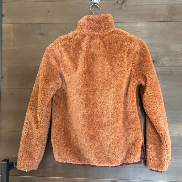 MARINE LAYER Respun Recycled Sherpa Shaggy Fleece Zip Pullover Jacket XS - Picture 4 of 5